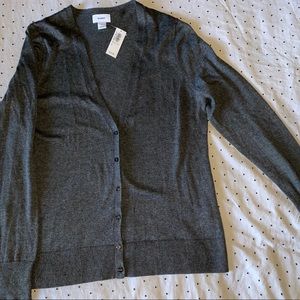 Dark Grey Button Down Brand New Old Navy Cardigan